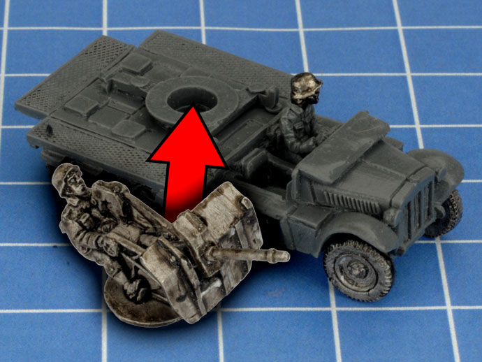 Assembling the Sd Kfz 10/4