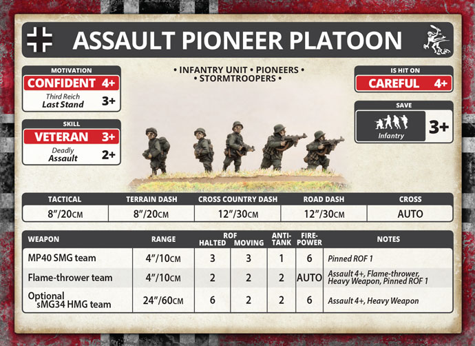 Assault Pioneer Platoon (Plastic) (GE758)