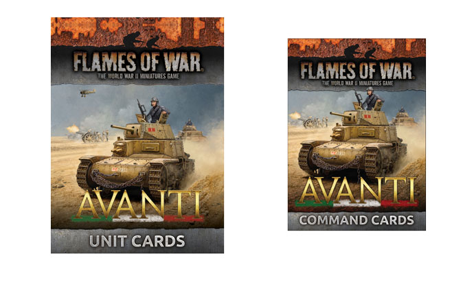 Avanti Unit & Command Cards (FW256-ICB)