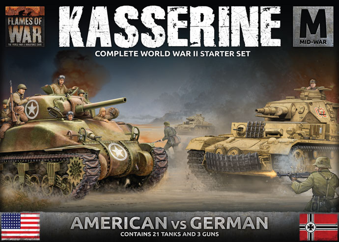 Kasserine - Complete World War II Starter Set - American vs German (FWBX11)