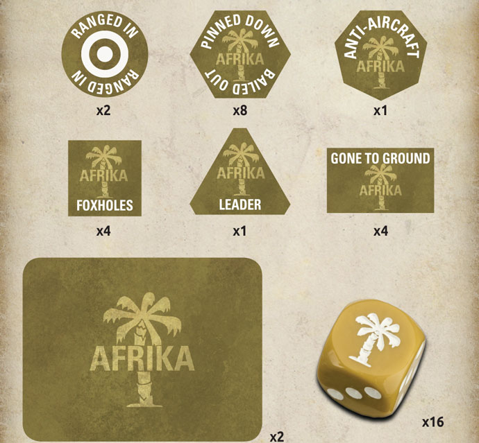 German Afrika Korps Gaming Set (TD051)
