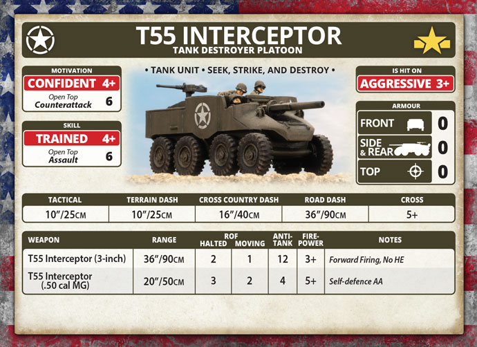 T55 Interceptor Tank Destroyer Platoon (UBX97)