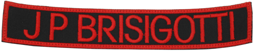 Name Patch for Limited Edition Black Army Kit Bag (BAGP28)