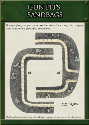 Gun Pits Sandbags (BB120)