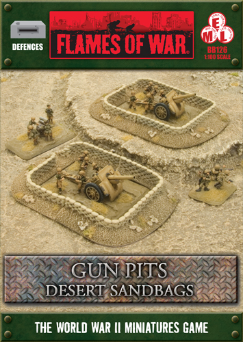 Gun Pits: Desert Sandbags (BB126)