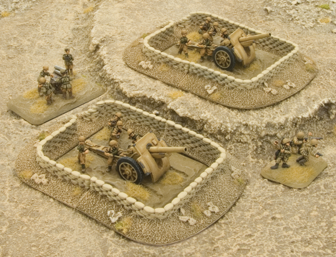 Gun Pits: Desert Sandbags (BB126)