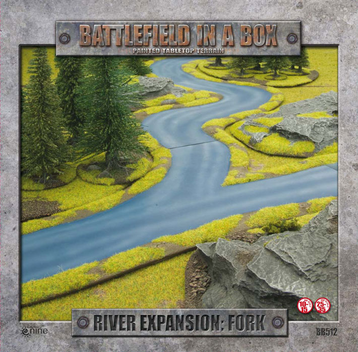 Battlefield in a Box - River Expansion: Fork Box Front (BB512)