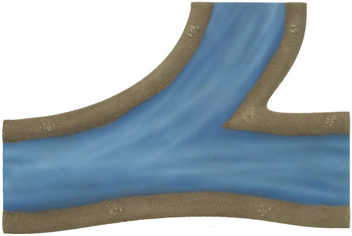 Battlefield in a Box - River Expansion: Fork River Section (BB512)
