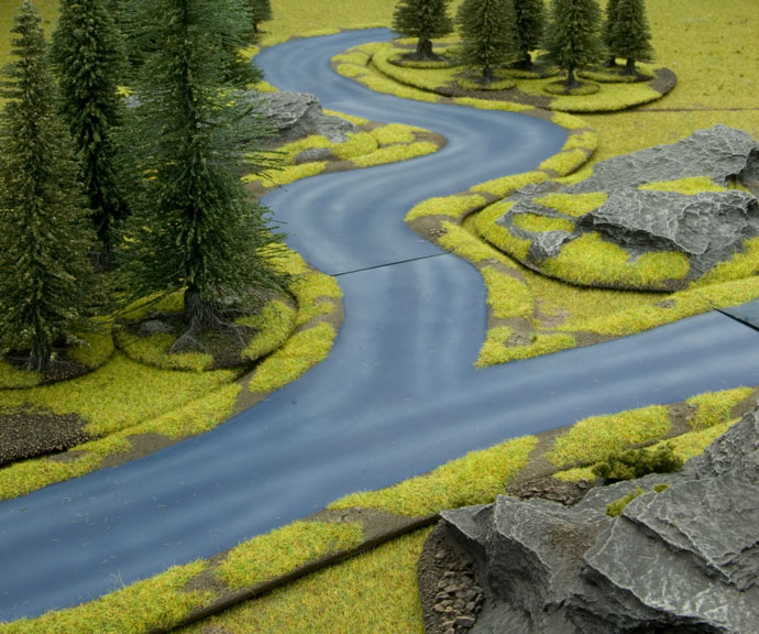 Battlefield in a Box - River Expansion: Fork River Section (BB512)