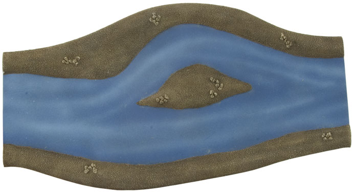Battlefield in a Box - River Expansion: Island River Section (BB512)