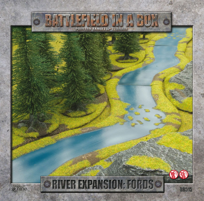 Battlefield in a Box - River Expansion: Fords Box Front (BB512)