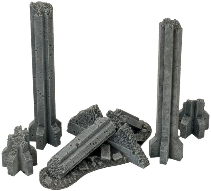 Battlefield in a Box &ndash; Gothic Ruined Columns (BB518)  Box Front