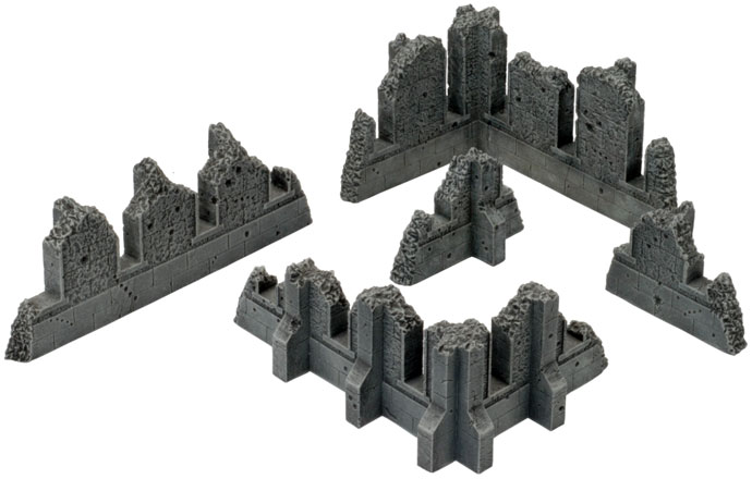 Battlefield in a Box - Gothic Runied Walls (BB519)