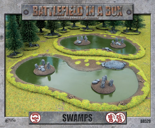 Battlefield in a Box: Swamps (BB529)