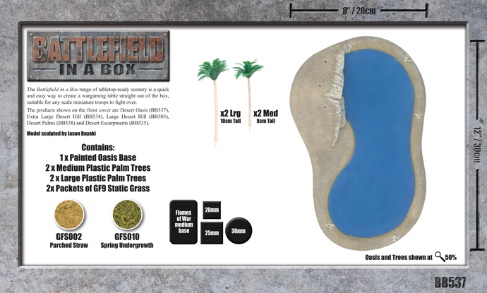 Battlefield in a Box: Desert Oasis (BB537)