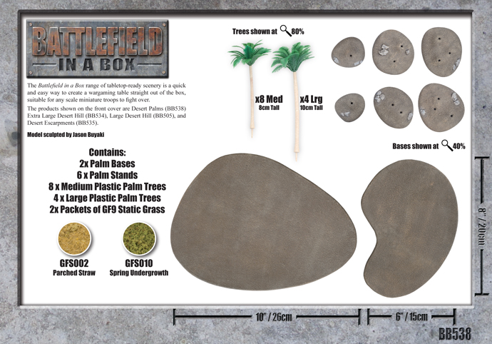 Battlefield in a Box: Desert Palms (BB538)