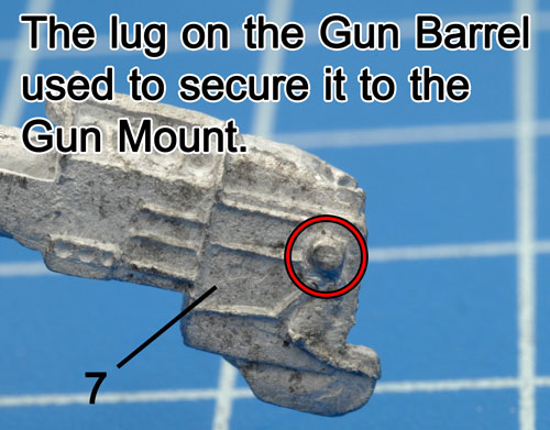 The lug on the Gun Barrel