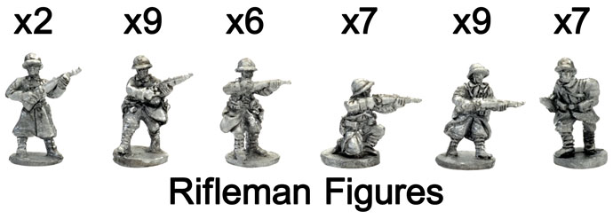 The French Rifleman figures