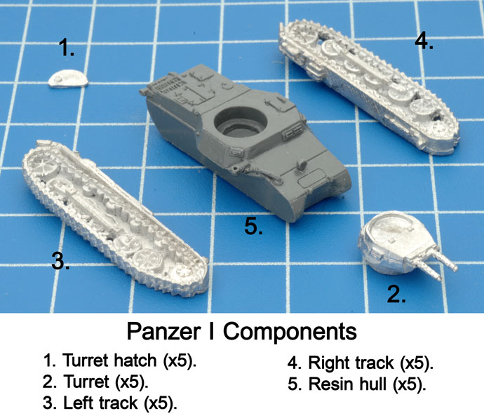 Components of the Panzer I