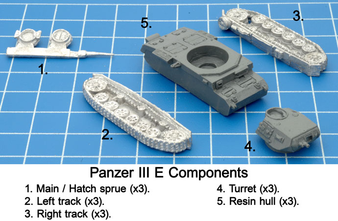 Components of the Panzer III E