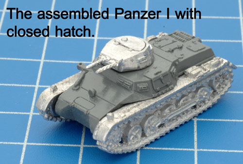 The fully assembled Panzer I