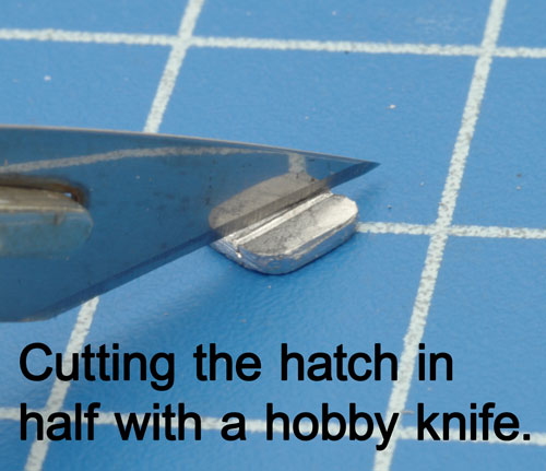 Cutting the hatch in half