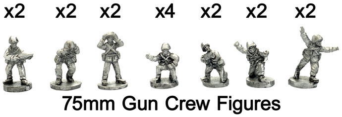The 75mm Gum Crew Figures