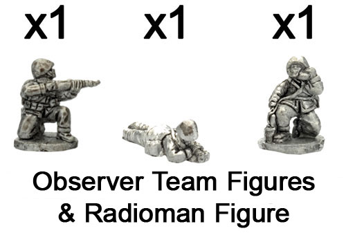 Observer Team and Radioman Figures