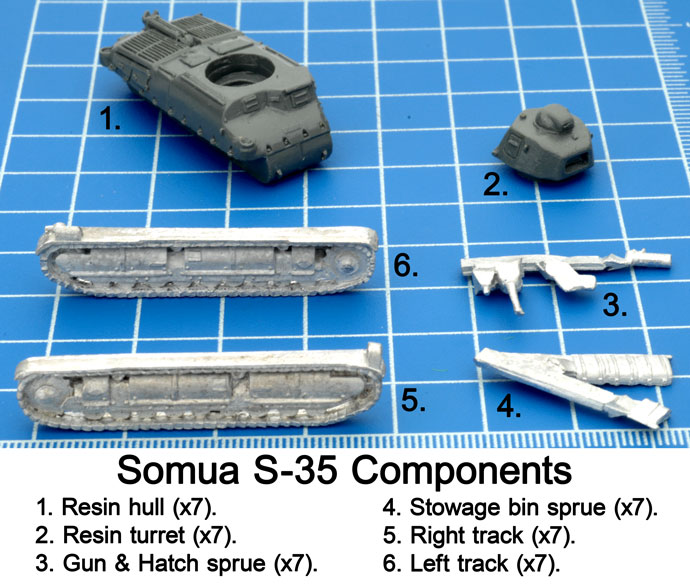 Components of the Somua S-35