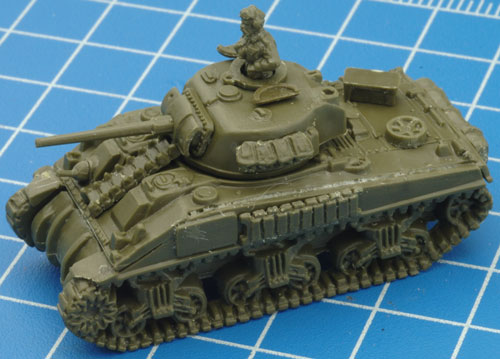 Assembling The Plastic Sherman V