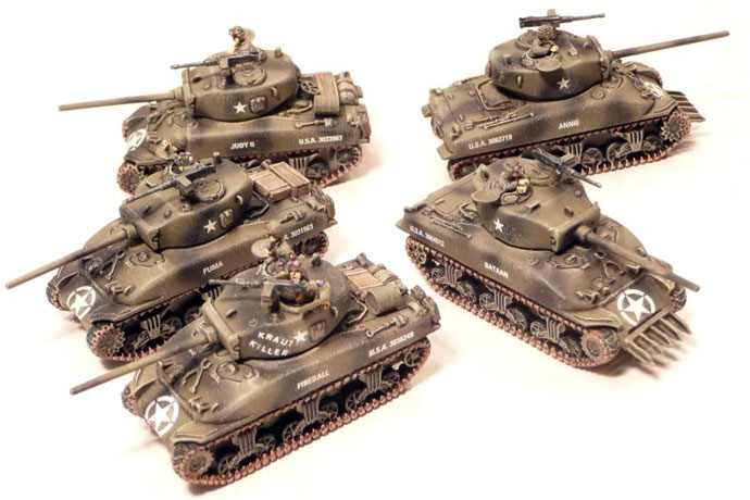 M4A1 (76mm) Shermans