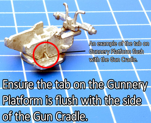 The Correct fit for the Gunnery Platform.