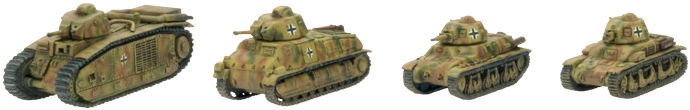 Examples of painted Beutepanzers