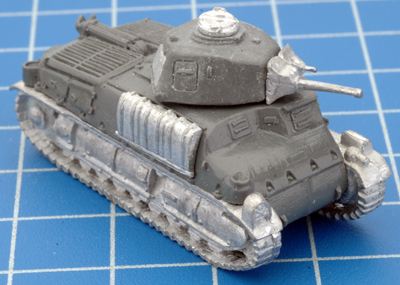 The SOMUA S-35 with the closed hatch