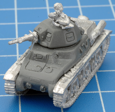 The Hotchkiss H-39 with the open hatch