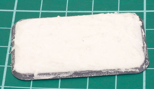 Base with ground texture