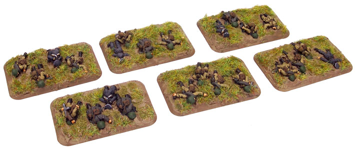 painted pin markers