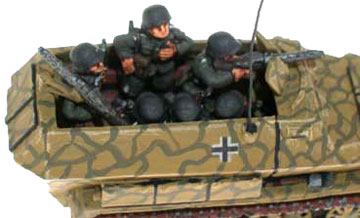 Grenadier miniatures used to add to the half-track crew