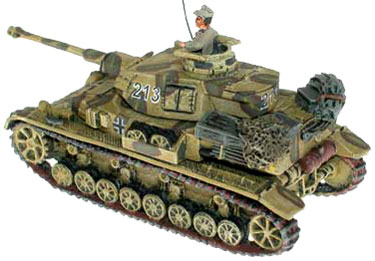 Some StuG stowage attached to the back of Colin&rsquo;s Panzer IV Gs.