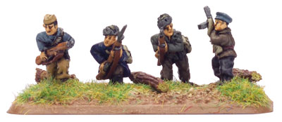 Soviet Partisan rifle team