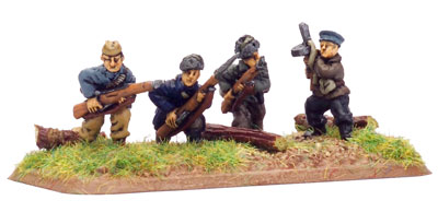 Soviet Partisan Rifle team