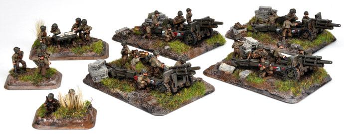 Ed Leland's Artillery Battery from his US Rifle Company