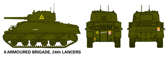 24th Lancers Sherman