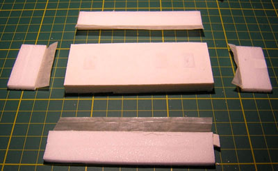 Smaller wall section de-moulded