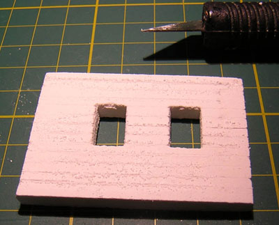 Carving the bricks