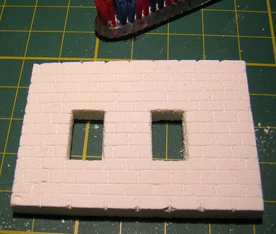 Carving the bricks