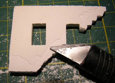 Broken Plaster effect