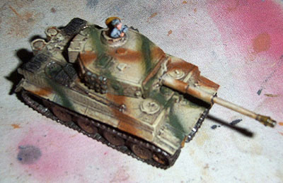 Warrick's Tiger with Green and Brown camouflage
