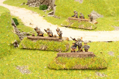 Entrenched British Infantry
