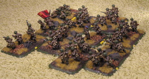 The finished single platoon Strelkovy company